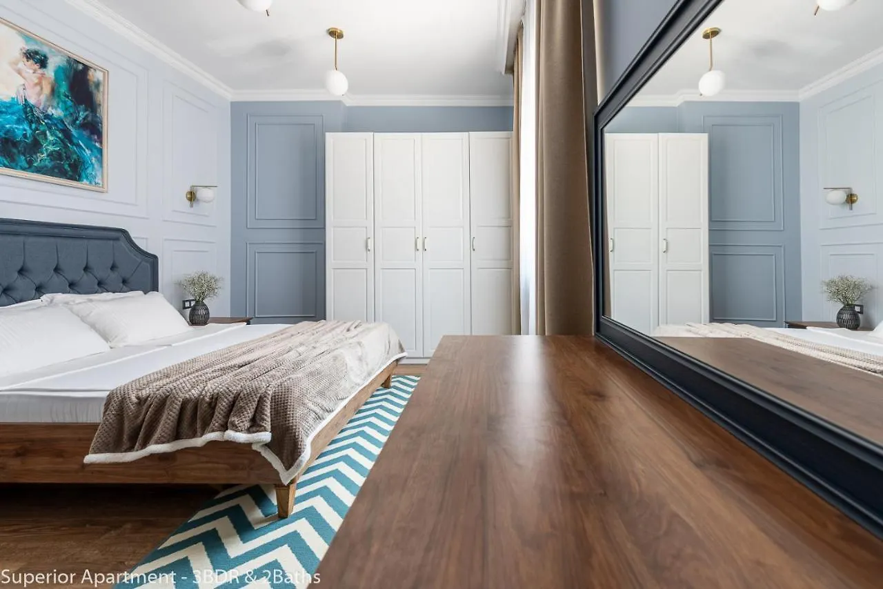 Luxury & Unique - Top Center Apt. - 3Bdr & 2 Baths Sofia 0*,  Bulgaria